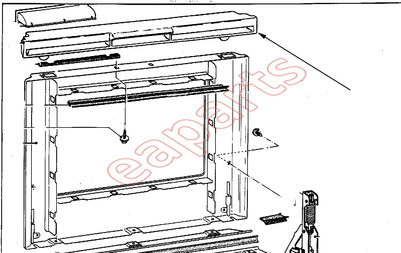 Www Eaparts Gr Oven Door Handle White For Miele Genuine 28714