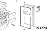 Λάστιχο πόρτας κατάψυξης, ψυγείου BOSCH / PITSOS / SIEMENS original