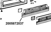 Γρίλια εξαερισμού ψυγείου AEG / ELECTROLUX / ZANUSSI original