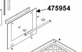 Κρύσταλλο εξωτερικό πόρτας κουζίνας PITSOS / SIEMENS / BOSCH original